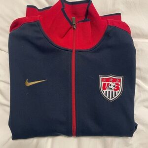 Nike USA Soccer Jacket - Red and Blue